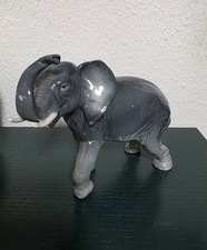 Metzler & Ortloff Ilmenau Porzellanfigur Elefant 6284/6 Um 1900
