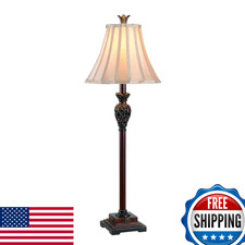 Kenroy Home 20182Gr Iron Lace Buffet Lamp Golden Ruby Finish Classic Style 32