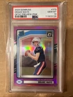 2024 Panini Donruss Drake Maye Rated Rookie #379 Optic Preview Pink PSA 10