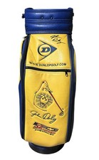 JOHN DALY SIGNED DUNLOP LOCO 84 LUMBER GOLF BAG JSA COA RACC GRIP IT & RIP IT