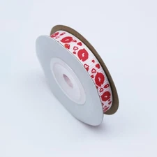 1 Roll 10 Yards Valentine's Day Ribbon Craft Printed Grosgrain Decorations Gi...