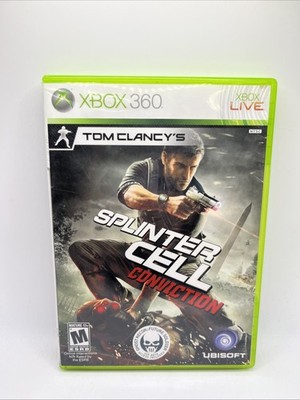 Tom Clancy's Splinter Cell: Conviction (Microsoft Xbox 360, 2010) Complete CIB