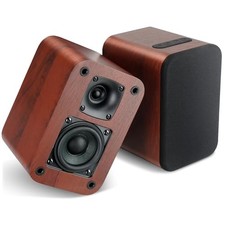 Powered Bluetooth Bookshelf Speakers, 40W Record Player Speakers with 2.75