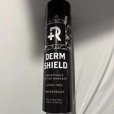 Recovery Aftercare Derm Shield Tattoo Second Skin 10" x 8 Yards Roll, NEW