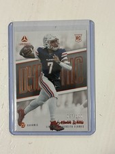 2022 Luminance Football Malik Willis Dynamic Red Rookie 97/100