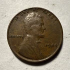 1944 Lincoln Wheat Small Cent BN Philadelphia Business Strike Bronze 95% KM#132