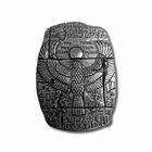 3 oz .999 Fine Silver Antique Relic Bar - Old World Egyptian Falcon God Horus
