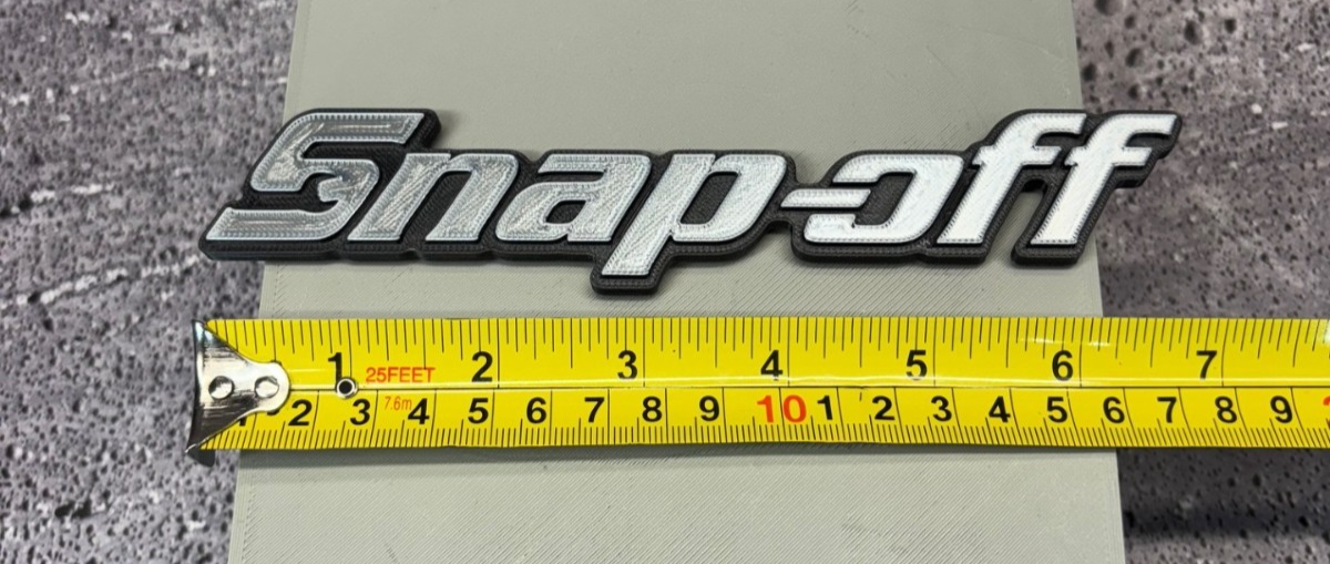 Snap-off 3D Printed Magnet; Toolbox Badge; Made in USA: 7