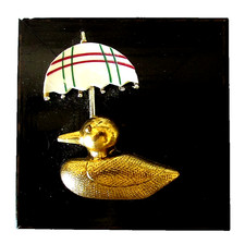 Museum Bee Adorable Duck with Umbrella
