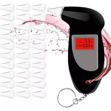 Testsieger Alkoholtester Polizeigenau Promille-Test Atem-Messger&auml;t & Mundst&uuml;cke