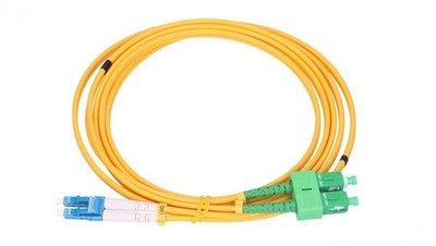 Patchcord Jednomodowy, Duplex, G652D, 3mm, 15m Extralink SC/APC-LC/UPC
