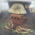 Vintage Craft Master Stage Coach Lamp Wooden Kit New sealed General Mills — photo 3