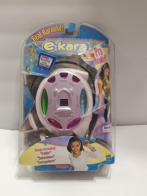 Vintage Hasbro E-KARA Karaoke Pro Headset Singing Music System - NEW