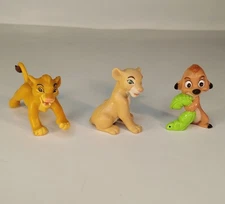 Disney Lion King Figures Lot Young Simba & Nala & Jungle Bedtime Timon Vintage 