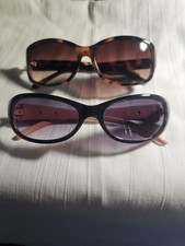 Lot of 2 - Assorted Women's Sunglasses Various Colors and Styles