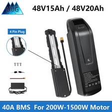 Hailong 48V 10Ah/15Ah Lithium Li-ion Battery 40A BMS For 200W-1500W Ebike