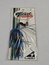 Teckel 3/8oz TAKER BUZZBAIT...Black Blue...NOC!!!