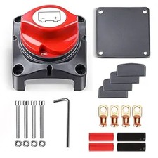 Battery Disconnect Switch 12V 24V 48V Master Isolator Cut Off Switch for Marine