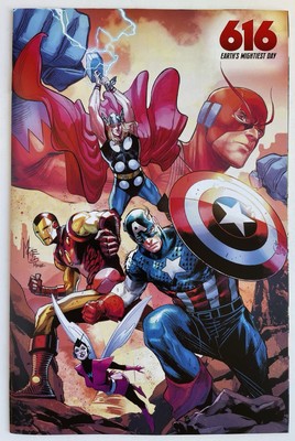 Avengers #25 616 Day Exclusive Virgin Variant by Marco Checchetto (2025)