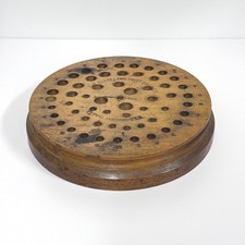 Vintage Cleveland Twist Drill Bit Holder &ndash; Wood Display Pedestal