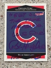 PAT HUGHES CHICAGO CUBS SIGNED 1999 UPPER DECK HOF 23 