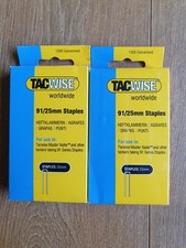 Tacwise 91/25 Staples x2000 Approx