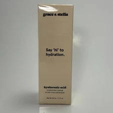 Grace & Stella Say 'Hi' to Hydration - hyaluronic acid serum 1.7 fl oz SEALED