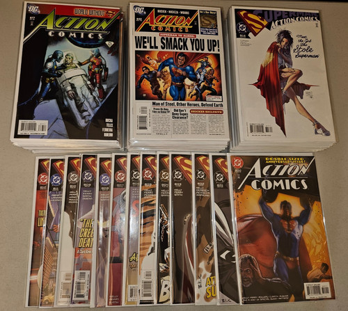 Action Comics #800-904 (Final 105 issues of the series) 835 Livewire, 894 Death