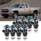 8 NEW Fuel Injectors #25317628 For 01-07 Chevy Silverado 2500 HD Classic 6.0L V8