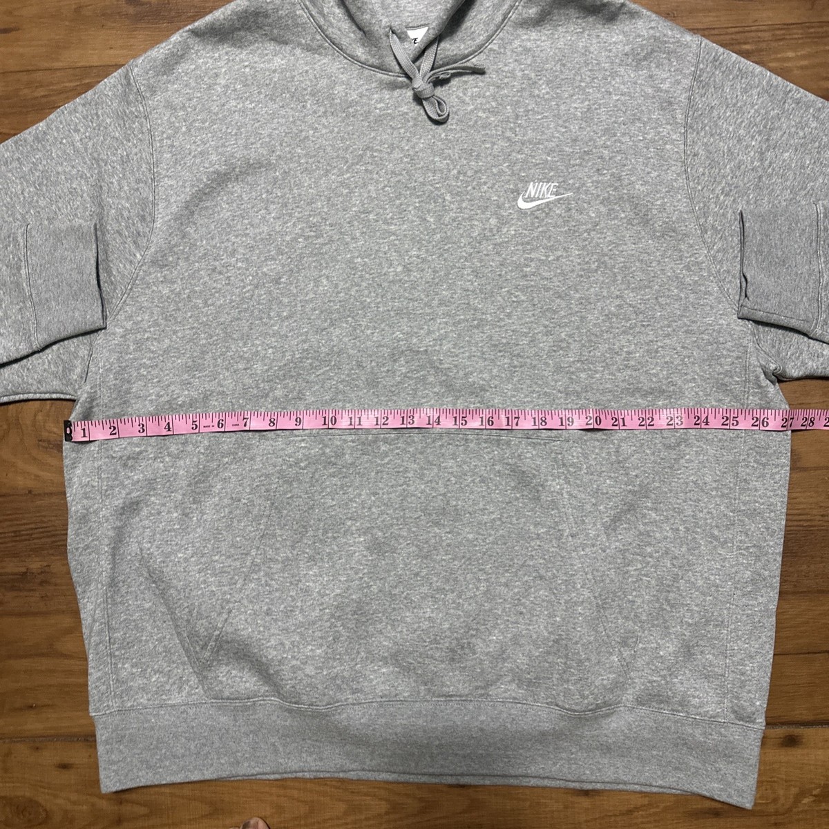 Nike Men's Sportswear Club Fleece Gray Pullover Hoodie BV2654-063