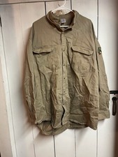 Black Stallion FS7-KHK Flame-Resistant Welding Work Shirt Khaki 4X-Large