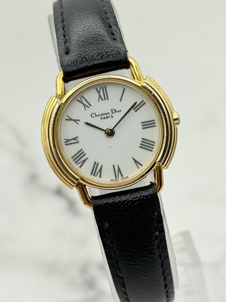 Exc+5] Vintage Christian Dior 58.121.2 Round White Dial