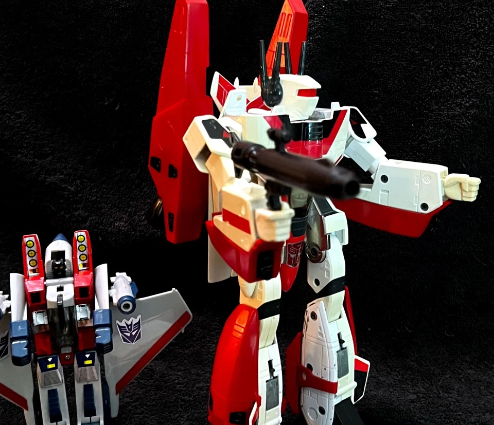 G1 1985 JETFIRE • COMPLETE w/STARSCREAM & TECH SPEC • VINTAGE G1 TRANSFORMERS - Image 2 of 4