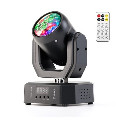 80W RGWYC LED Moving Head Light Pattern Beam Stage DJ Disco DMX Spot Light Club