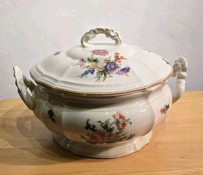 Alt Fürstenberg Anna Carina Tina Terrine Deckel Schüssel 01027 D.23cm Vintage 