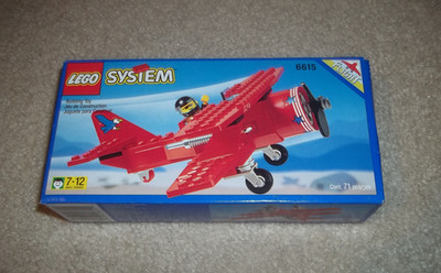 NISB LEGO System Town: Eagle Stunt Flyer 6615 - Brand New In Factory Sealed Box