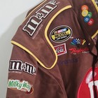 Chase Authentics M&M’s NASCAR Nextel Cup Brown Yellow Red Jacket Size L — photo 6