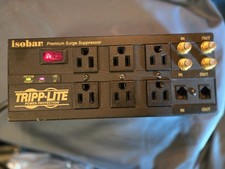 Heavy Duty TRIPP LITE Black ISOBAR 6-DBS 6 Outlet Premium Surge Protector