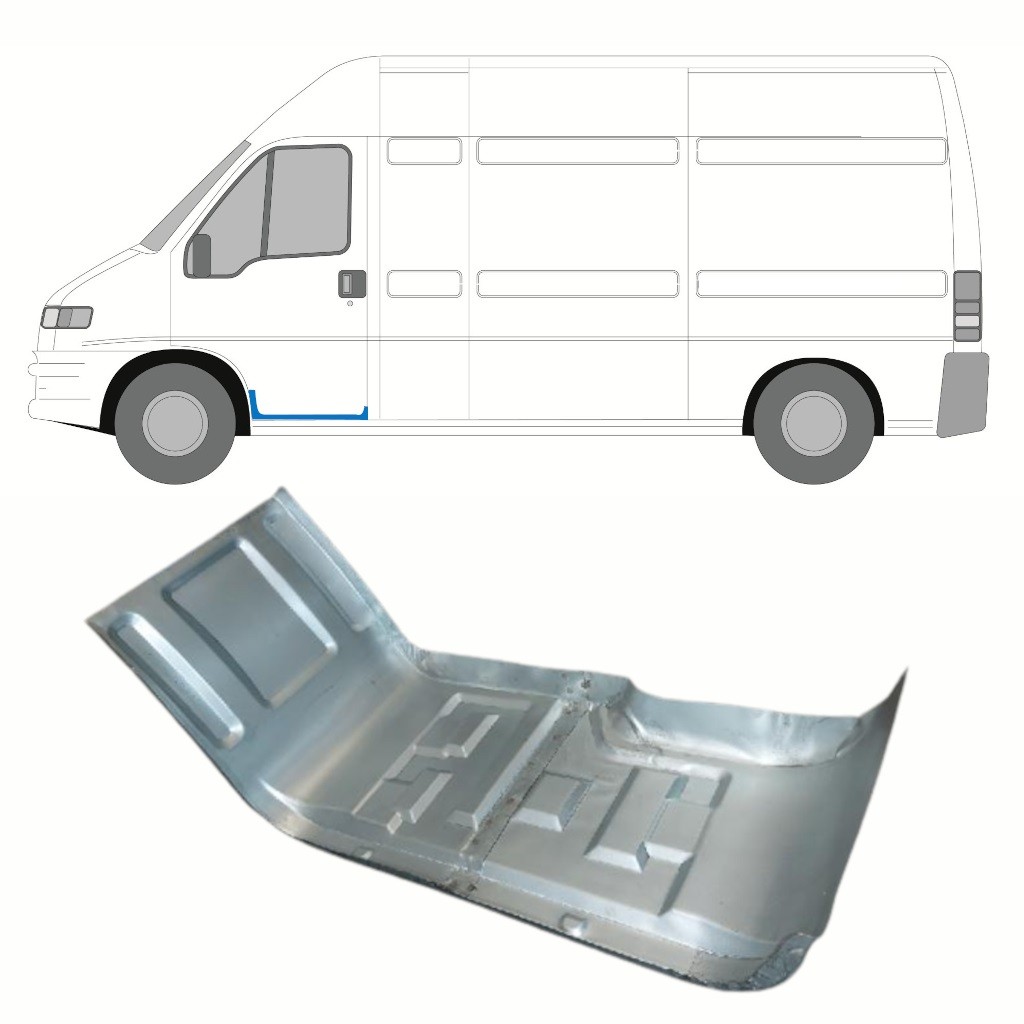 Front step repair panel for Peugeot Boxer 1994-2002 / Left