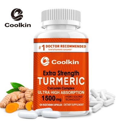 Extra Strength Turmeric Curcumin Complex 120pcs - High Absorption, Pain Relief