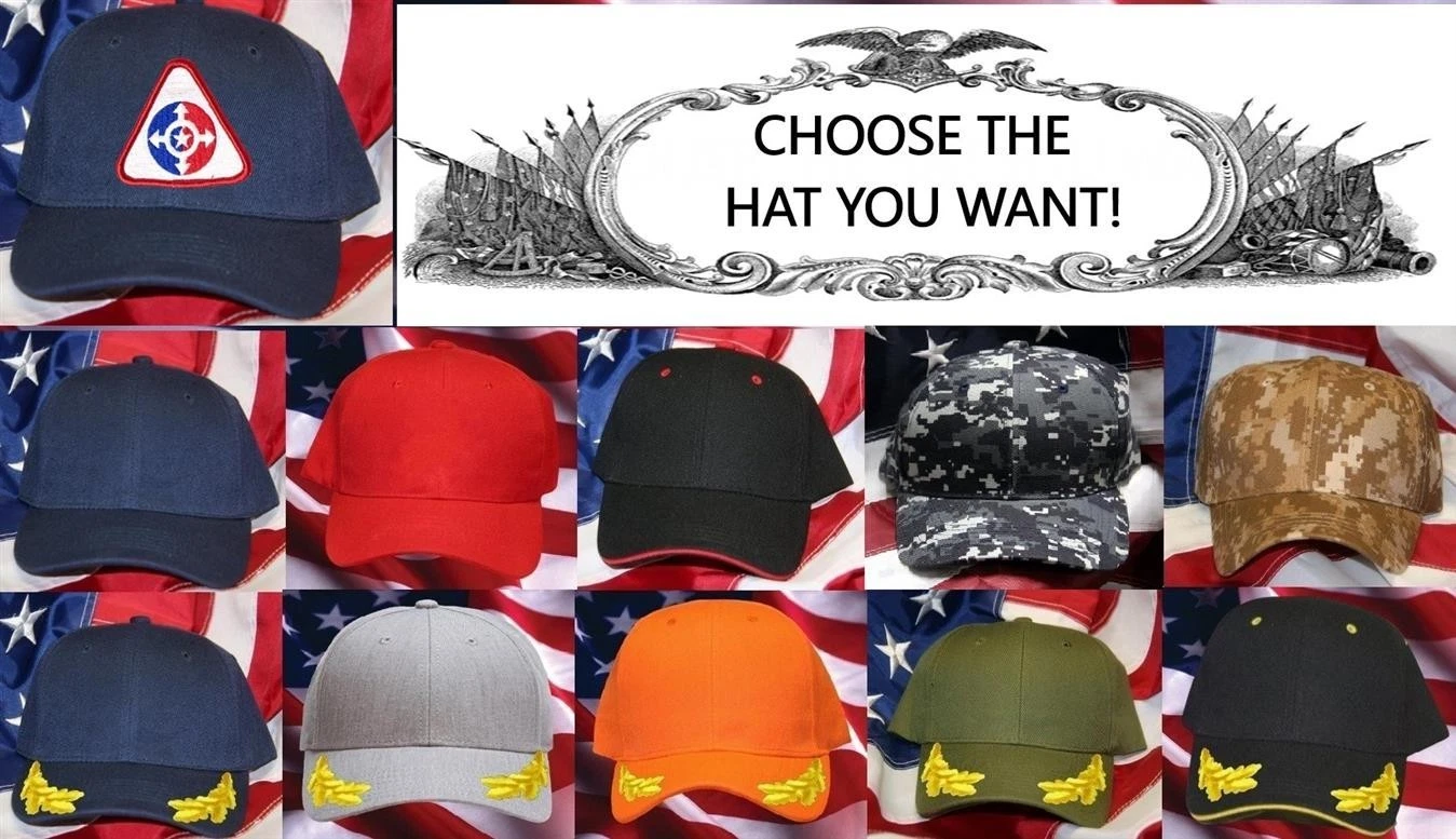 INDIVIDUAL READY RESERVE HAT PATCH CAP US ARMY GIFT  VET  WOW - Picture 1 of 34