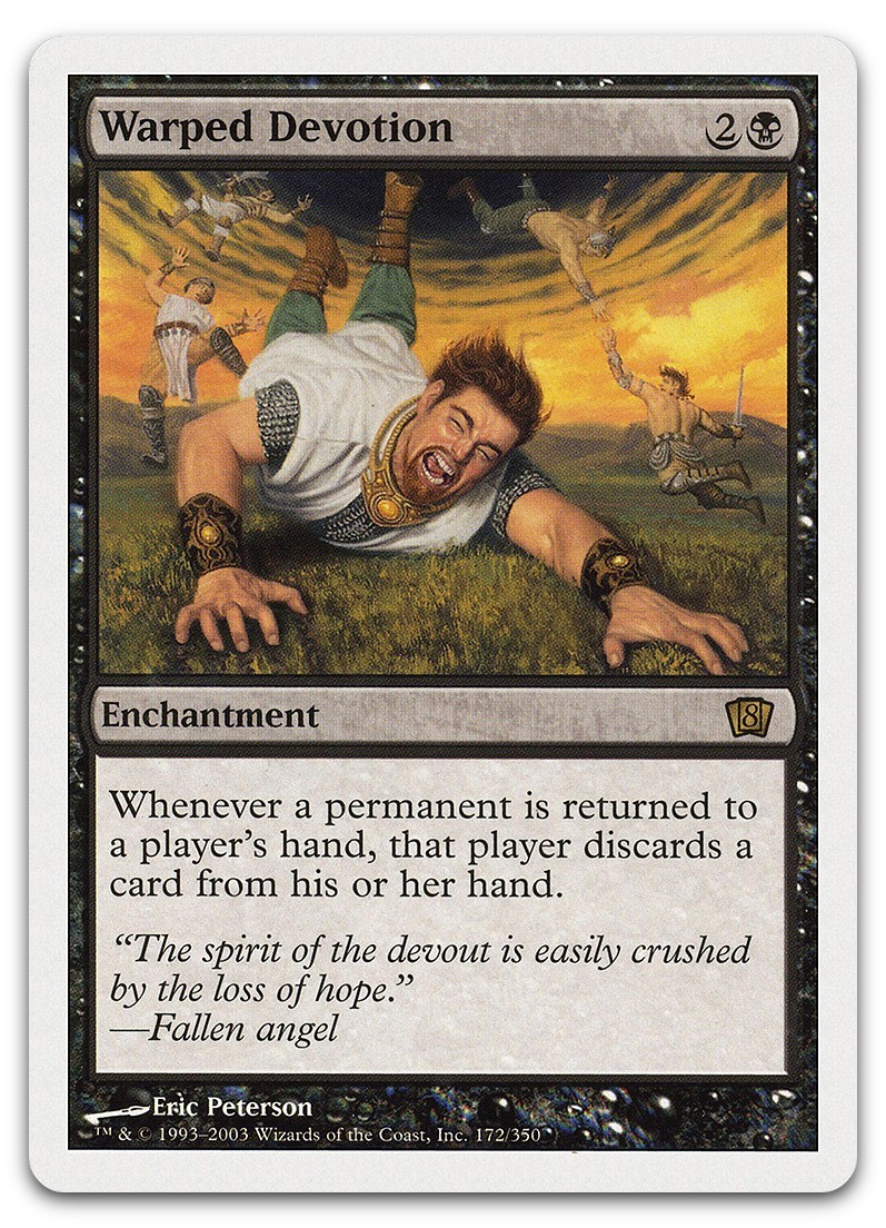 Warped Devotion #172 (LP) 8th Edition 8ED Magic MTG