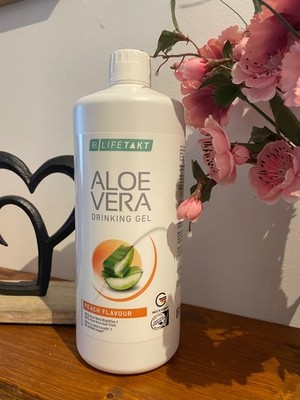 LR Aloe Vera Drinking Gel Peach Pfirsich Flavour 1L NEU / OVP / MHD 10 / 2026