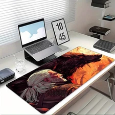 40*90cmGaming Mouse Pad & Desk Mat - Non-Slip Rubber Base, Geralt of Rivia Fanta