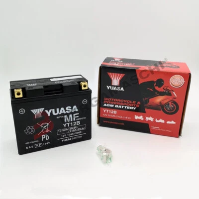 BATTERIE MOTO 12V YUASA YT12B APRILIA SPORTCITY 125/200 04-06 - Photo 1/4