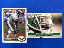 NFL - Jessie Small 1991 Upper Deck & 1991 Pro Set Football - Eagles