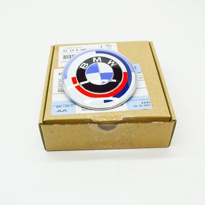 BMW 3 G20 M 50 Years Anniversary Emblem Badge 82mm 51148087194 NEW 