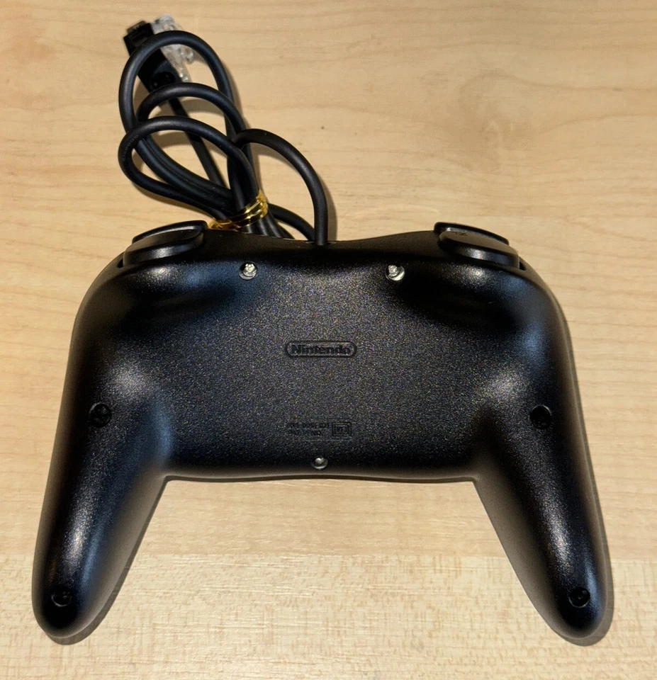 Official Nintendo Wii Pro Classic Controller Black - Tested And Working - Image 3 of 3
