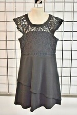 Blush by Us Angels Black Lace girls Fancy dress Size 8 On Sale df