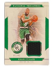 Kemba Walker 2019-20 National Treasures Game Gear Relic /99 Celtics